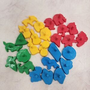 Vintage 1977 Wilton alphabet shaped cookie cutters set of 26 pieces